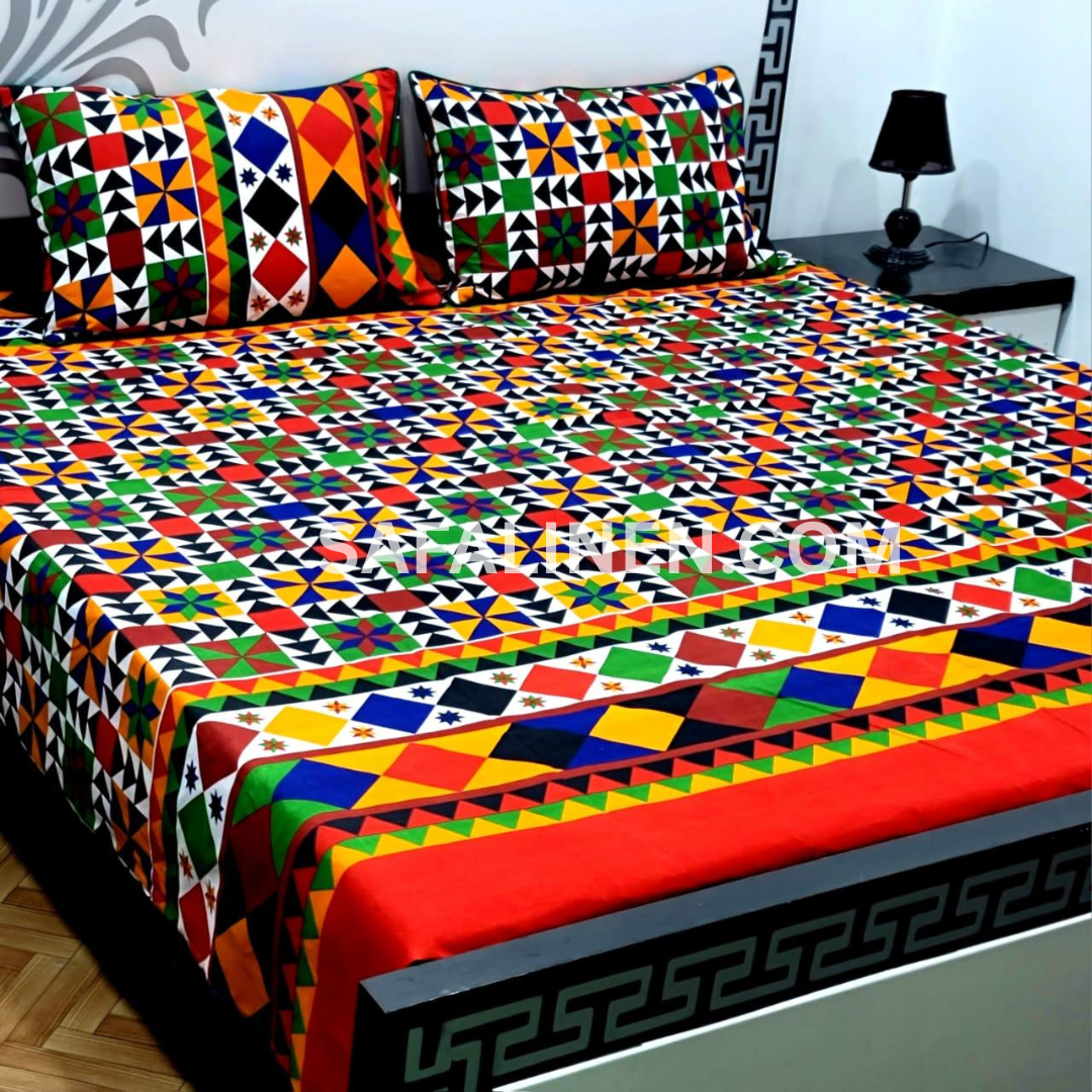 3 Pcs Bed sheet B-59